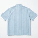 Venedocia Striped Short-sleeve Shirt in endless sky