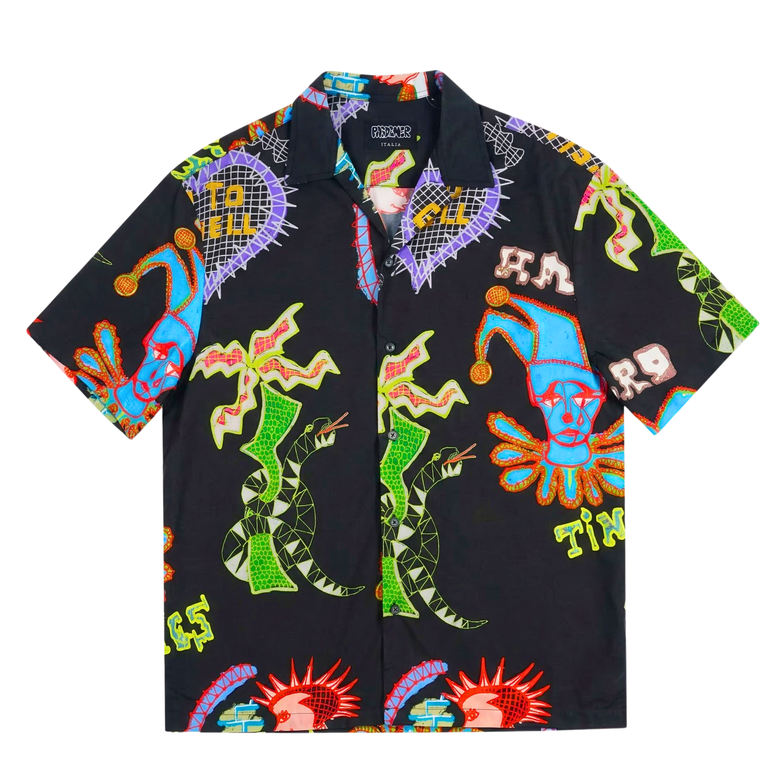 Doily Shirt in black