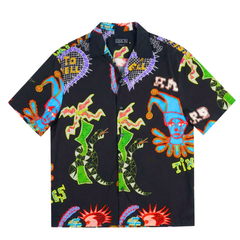 Doily Shirt in black