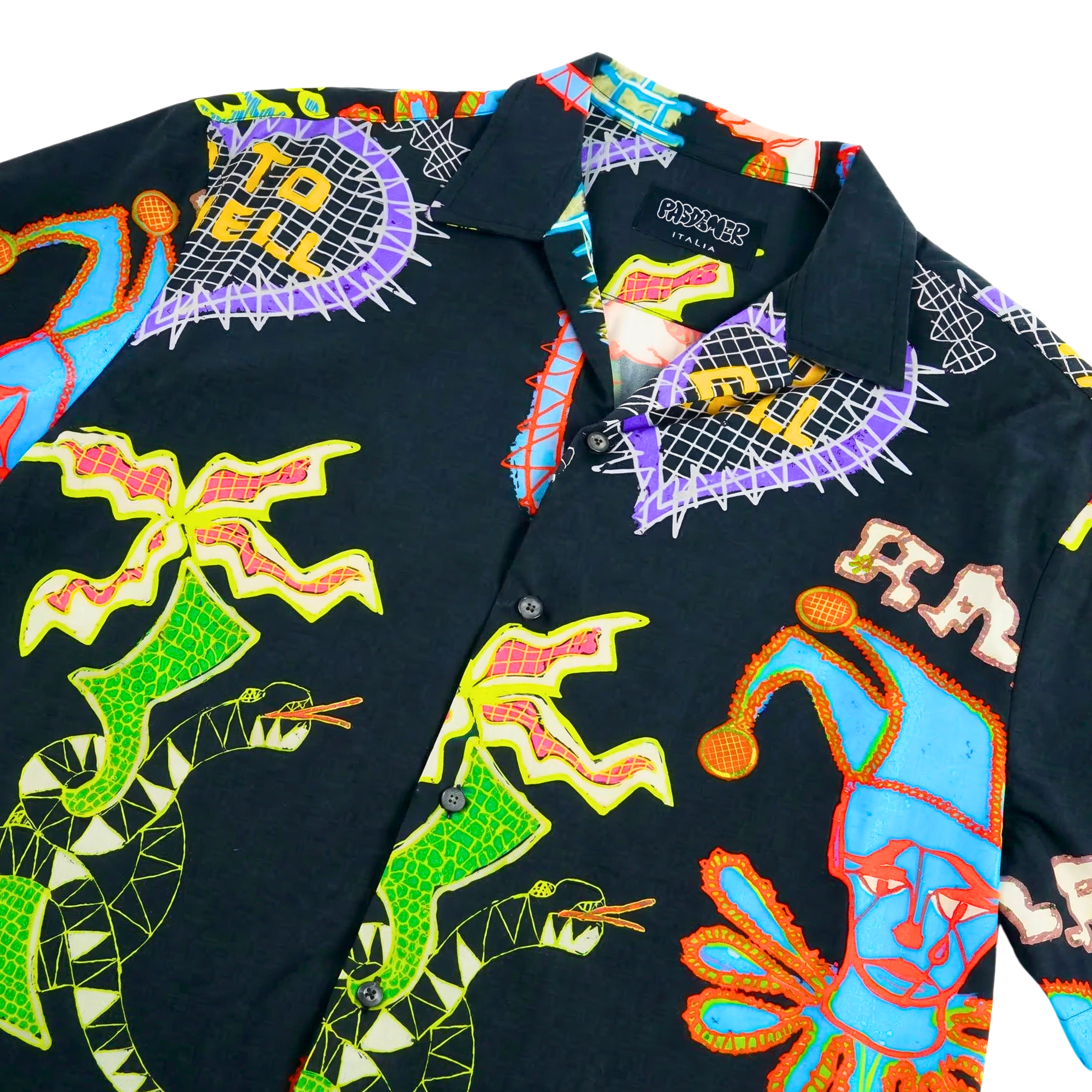 Doily Shirt in black