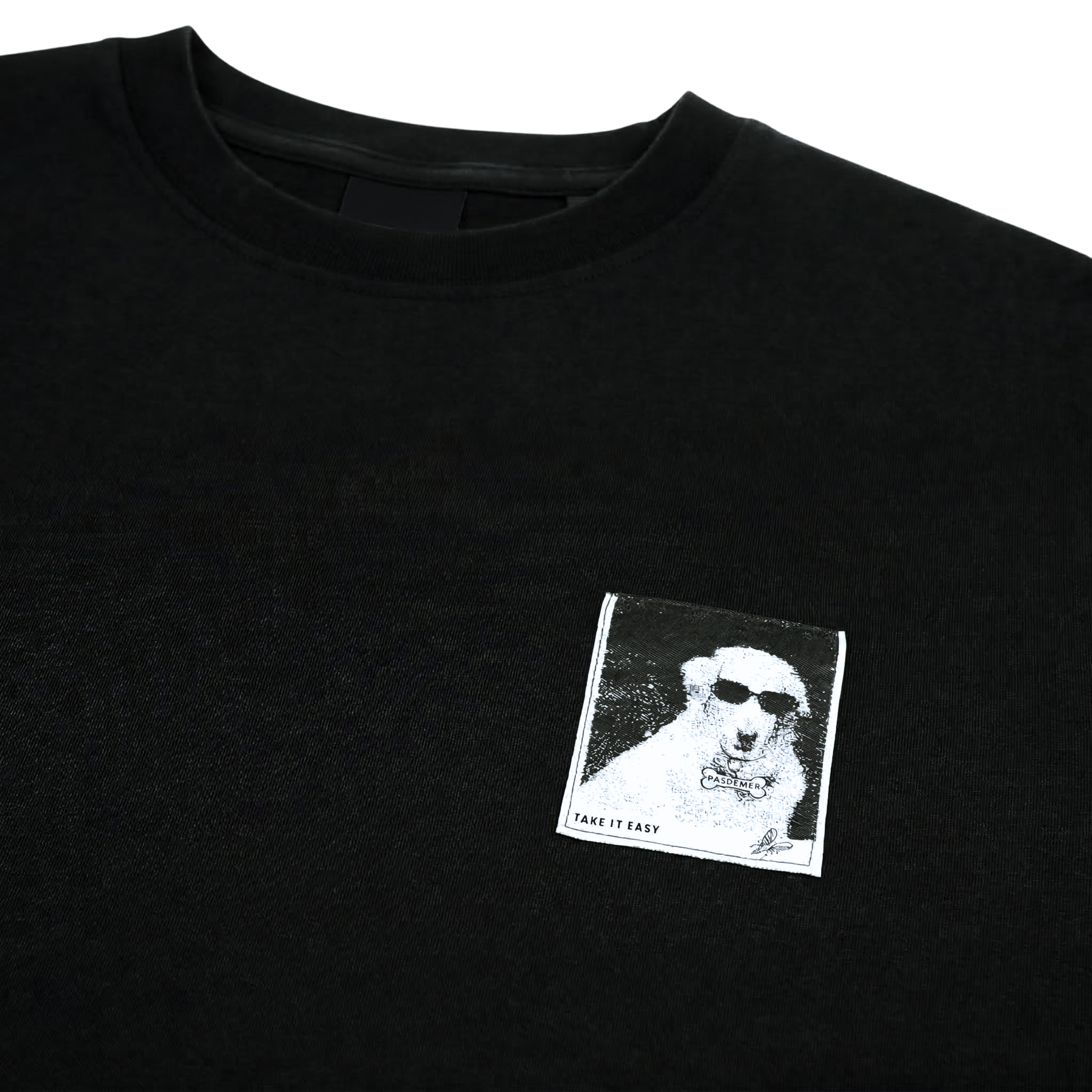 Internet Quotes Tee in black