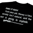 Internet Quotes Tee in black