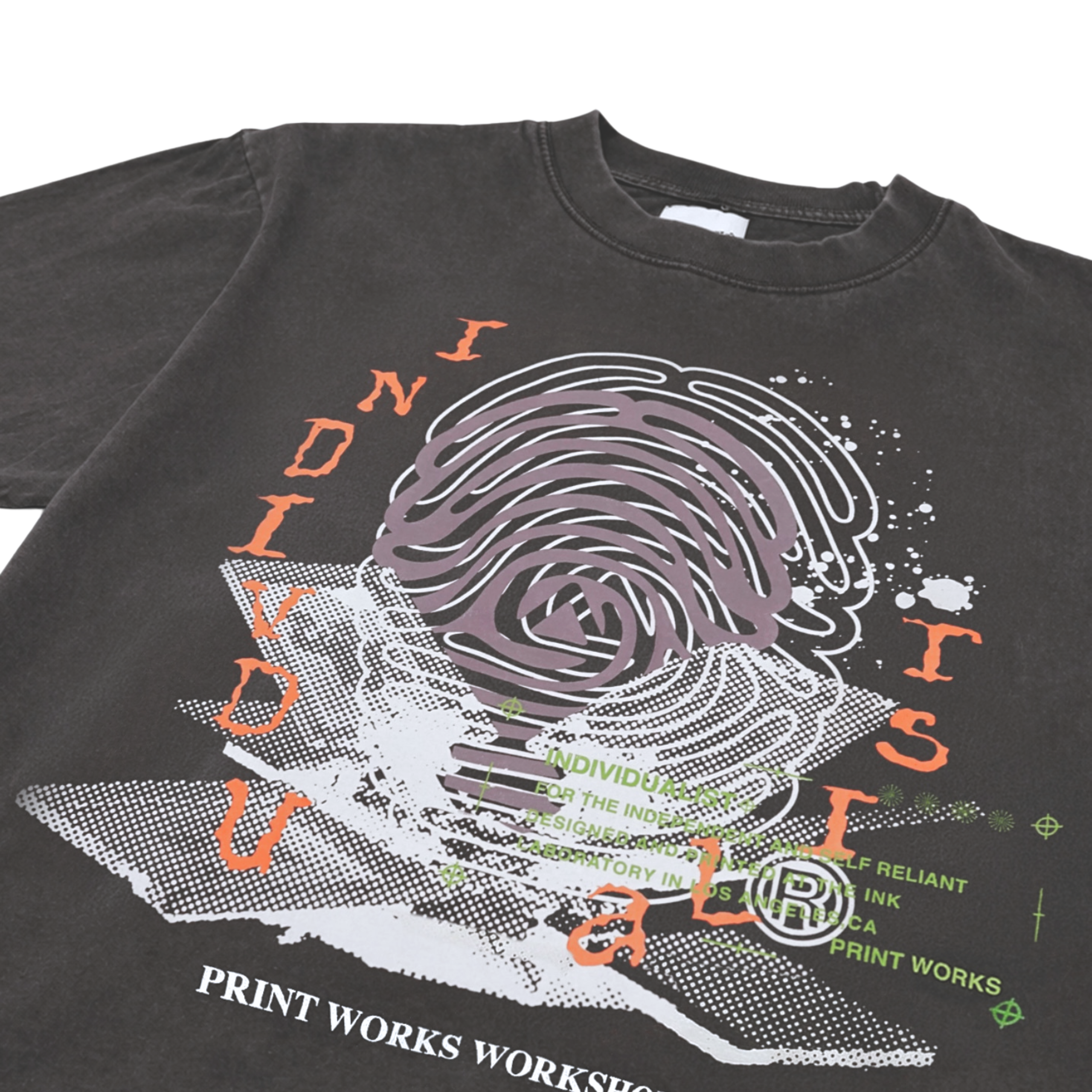 Workshop Press Tee in vintage black