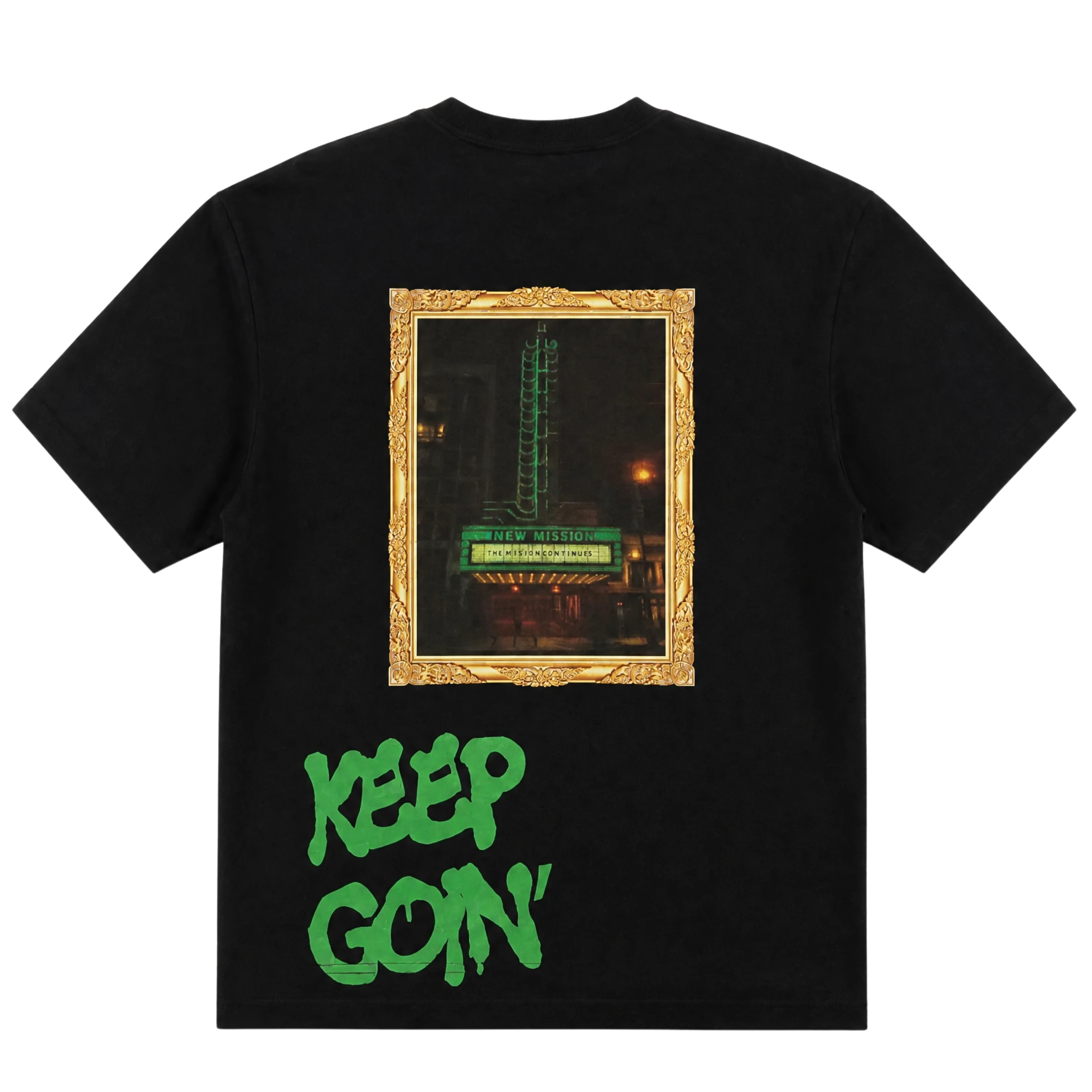 Keep Goin' Tee in black