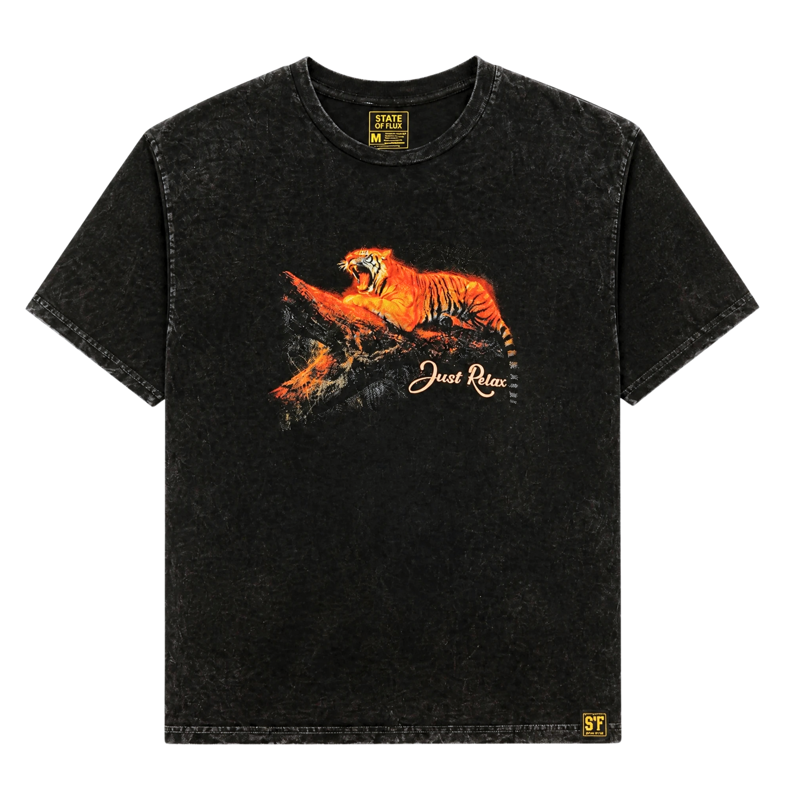 Just Relax Tee in mineral black