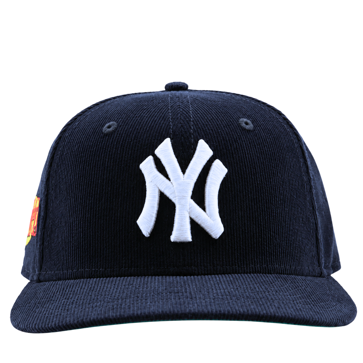 New York Yankees Seinfeld Corduroy 59Fifty Fitted Hat in navy and white