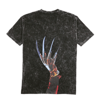A Nightmare On Elm Street Tee in mineral wash black - New Era - State Of Flux