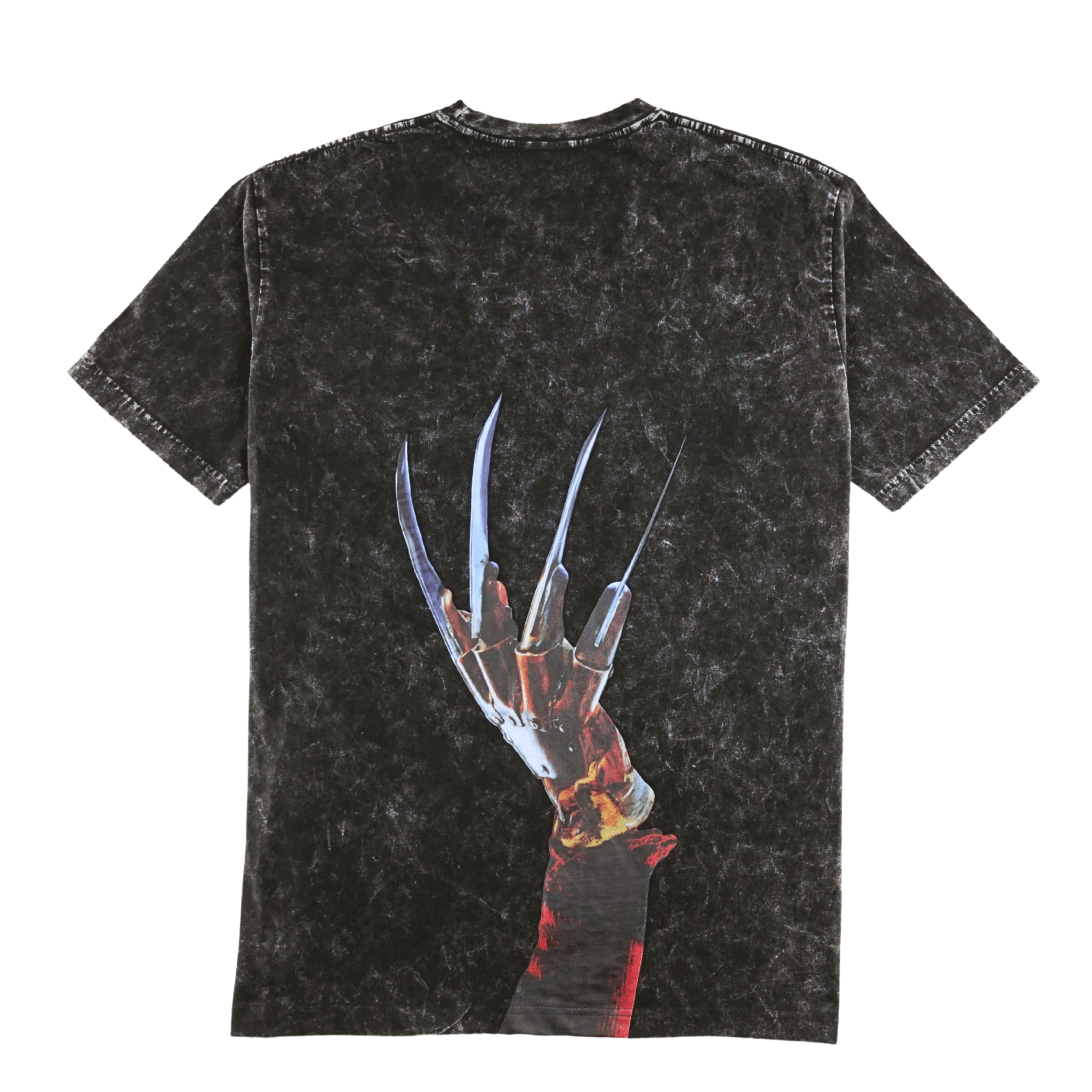 A Nightmare On Elm Street Tee in mineral wash black