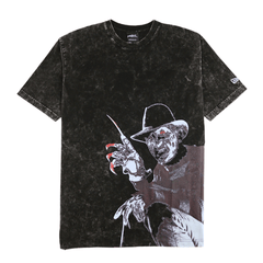 A Nightmare On Elm Street Tee in mineral wash black