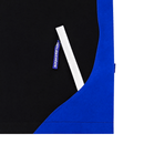 Aegis Shell Jacket in black and royal blue - Devá States - State Of Flux