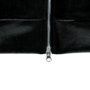 Allover Prowler Zip - up Hoodie in black and iridescent blue - State Of Flux - State Of Flux