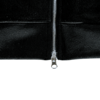 Allover Prowler Zip - up Hoodie in black and iridescent blue - State Of Flux - State Of Flux