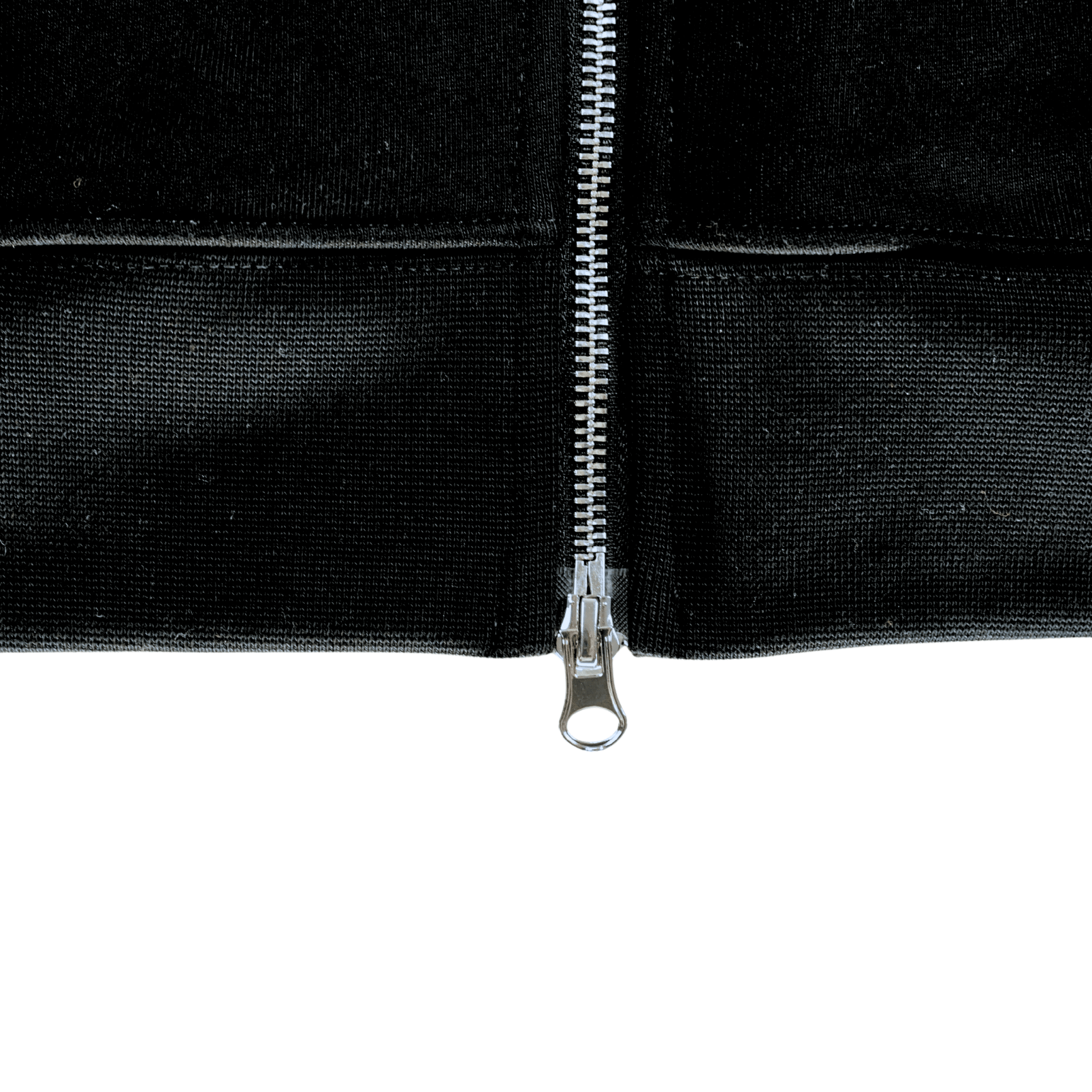 Allover Prowler Zip - up Hoodie in black and iridescent blue - State Of Flux - State Of Flux