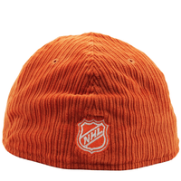 Anaheim Ducks Chenille Pop 59Fifty Fitted Hat in burnt orange corduroy - New Era - State Of Flux