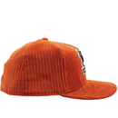 Anaheim Ducks Chenille Pop 59Fifty Fitted Hat in burnt orange corduroy - New Era - State Of Flux