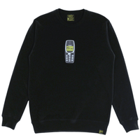 Answer The Call Crewneck in black - State Of Flux - State Of Flux