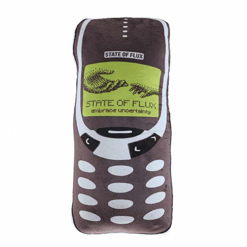 Answer The Call Pillow in black