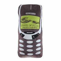Answer The Call Pillow in black - State Of Flux - State Of Flux