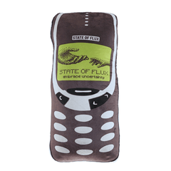 Answer The Call Pillow in black