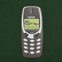 Answer The Call Tee in forest green - State Of Flux - State Of Flux