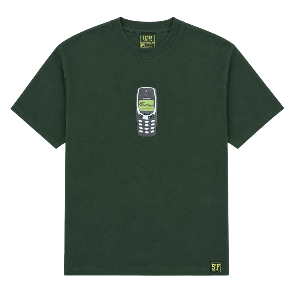 Answer The Call Tee in forest green