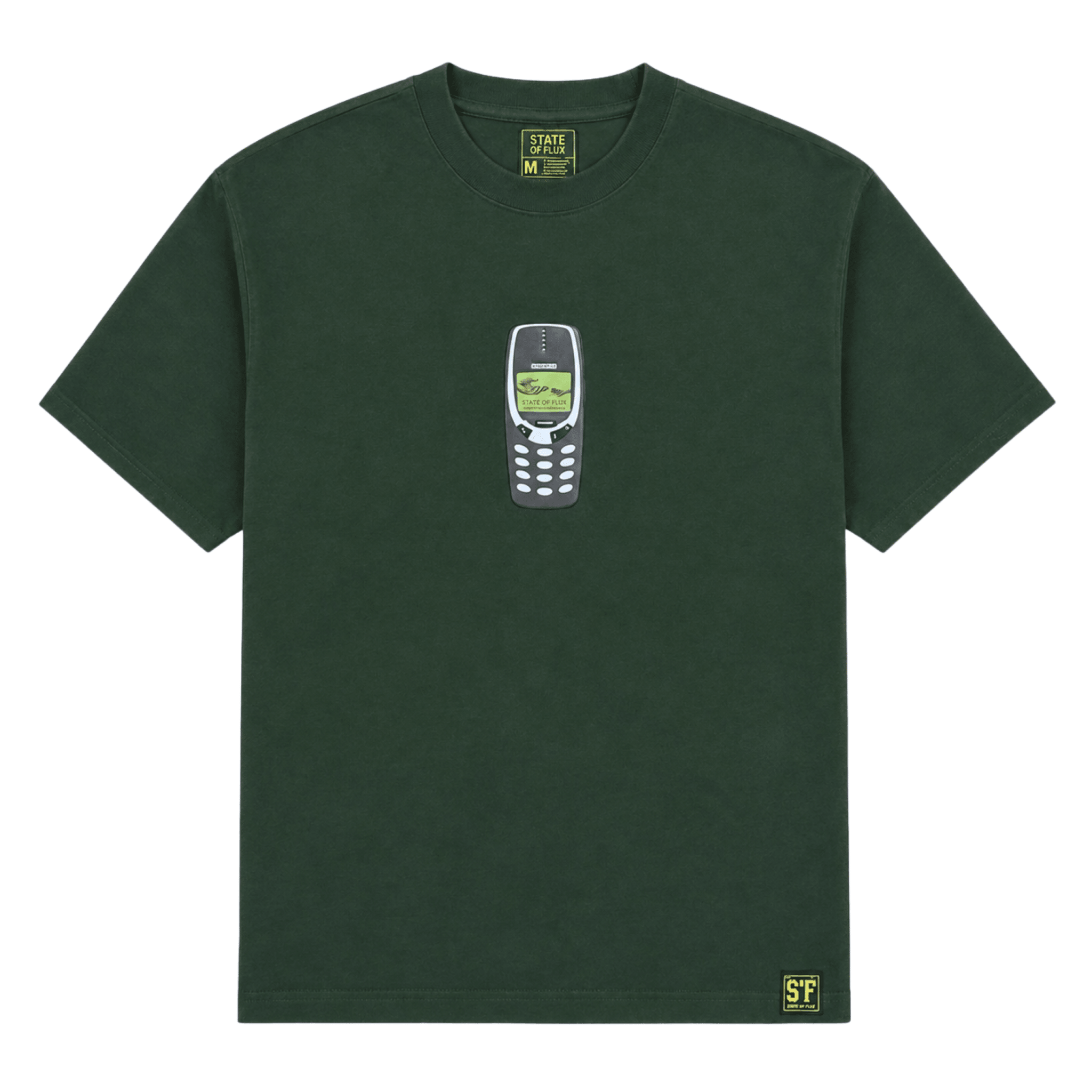 Answer The Call Tee in forest green