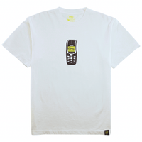 Answer The Call Tee in white - State Of Flux - State Of Flux