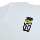 Answer The Call Tee in white - State Of Flux - State Of Flux