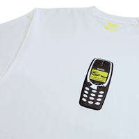 Answer The Call Tee in white - State Of Flux - State Of Flux