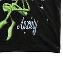 Anxiety Flower Tee in black - Jungles Jungles - State Of Flux