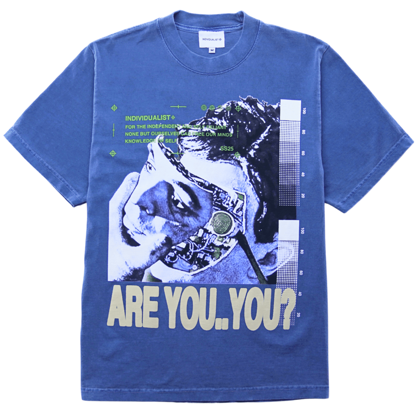 Are You You Tee in aqua