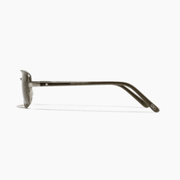 Astley Sunglasses in matte silver and caper - Szade - State Of Flux