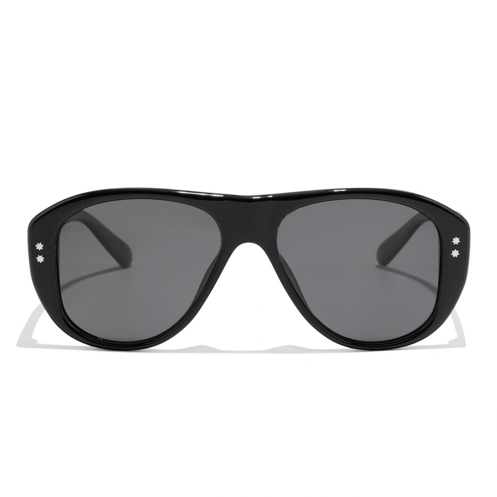 Austin Sunglasses in elysium double black and ink polarized
