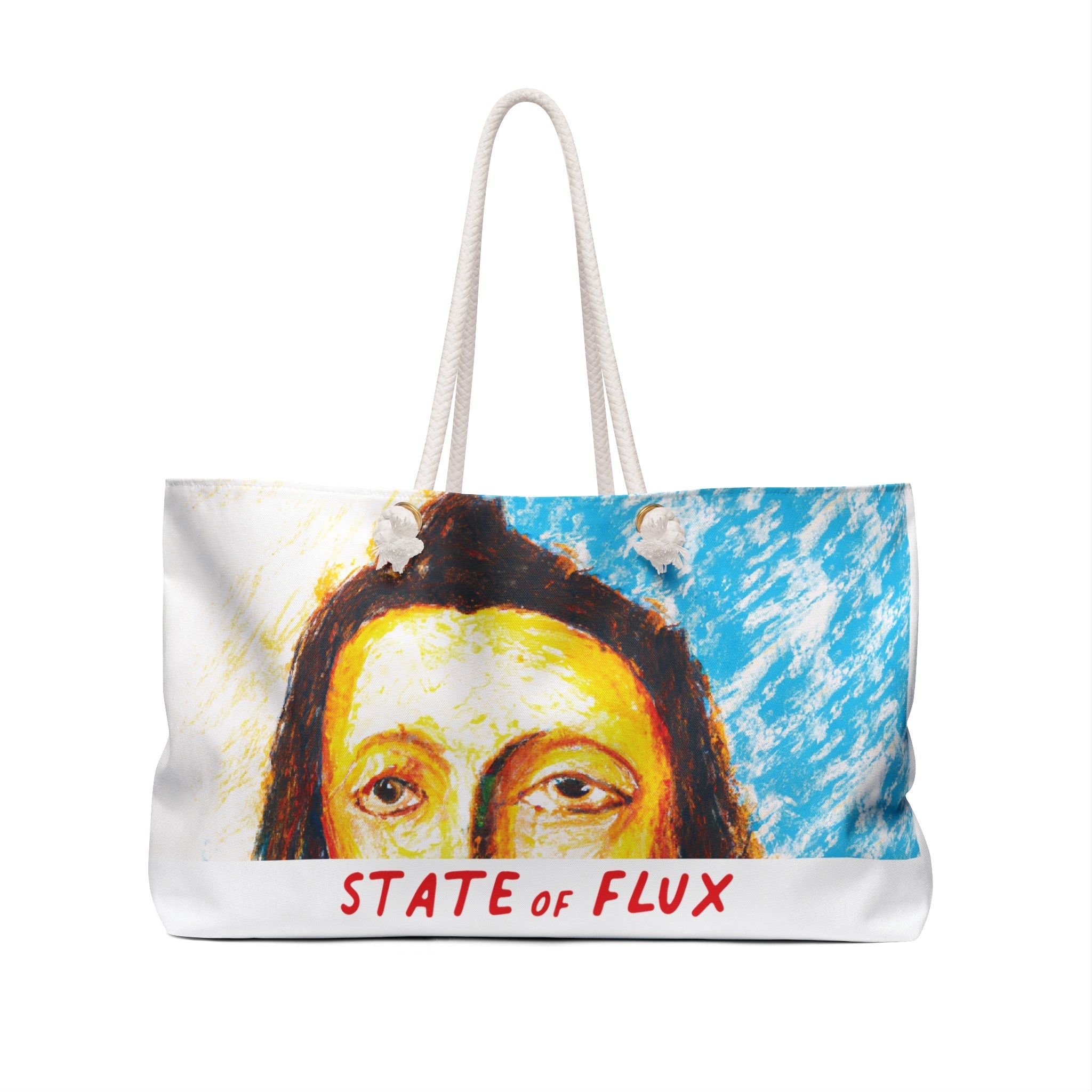 Beautiful Art Tote Bag in white