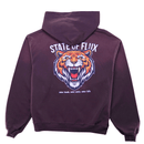 Bengal Zip - up Hoodie 3.0 in distressed mocha - State Of Flux - State Of Flux