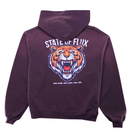 Bengal Zip - up Hoodie 3.0 in distressed mocha - State Of Flux - State Of Flux