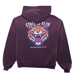 Bengal Zip-up Hoodie 3.0 in distressed mocha