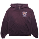 Bengal Zip - up Hoodie 3.0 in distressed mocha - State Of Flux - State Of Flux