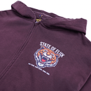 Bengal Zip - up Hoodie 3.0 in distressed mocha - State Of Flux - State Of Flux