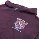 Bengal Zip - up Hoodie 3.0 in distressed mocha - State Of Flux - State Of Flux