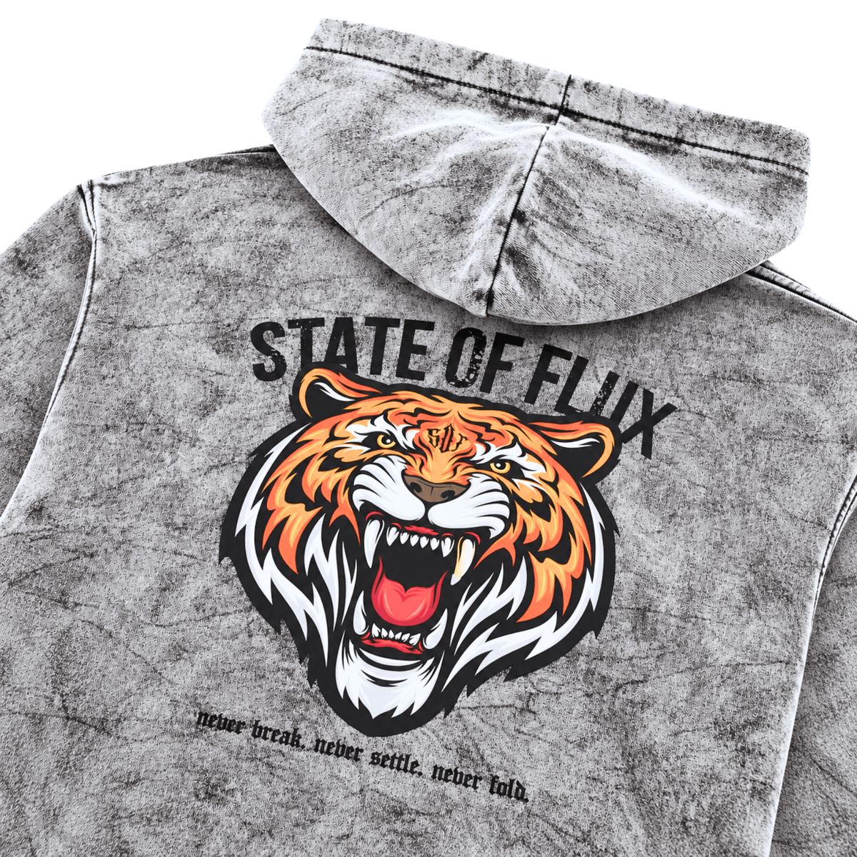 Bengal Zip-up Hoodie 3.0 in mineral grey