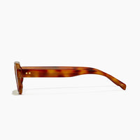 Booth Sunglasses in maple tortoise shell and lawn - Szade - State Of Flux