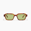 Booth Sunglasses in maple tortoise shell and lawn - Szade - State Of Flux