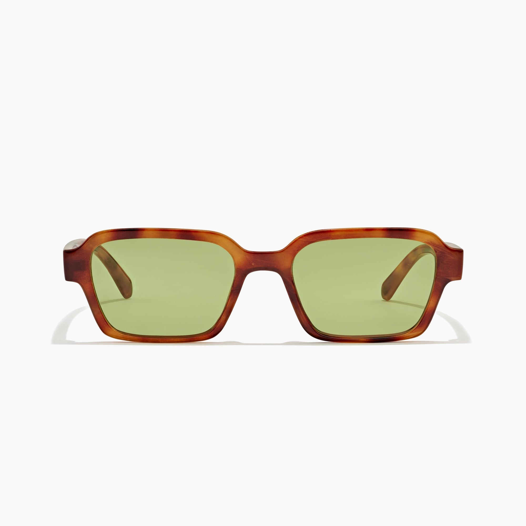 Booth Sunglasses in maple tortoise shell and lawn