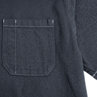 Boxy Fit Short - sleeve Denim Work Shirt in rinsed indigo - Dickies - State Of Flux