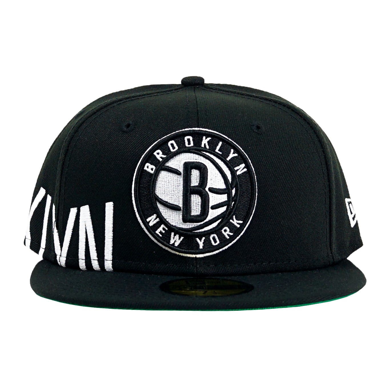 Brooklyn Nets Sidesplit 59Fifty Fitted Hat in black
