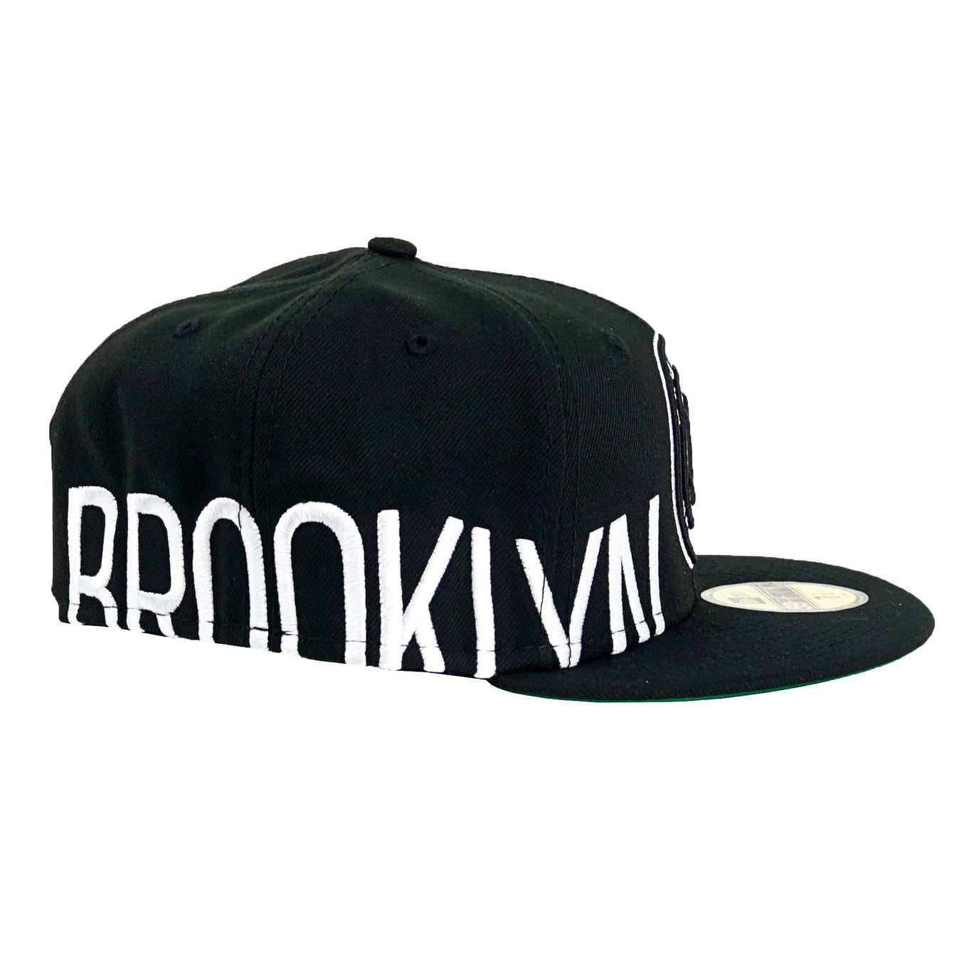 Brooklyn Nets Sidesplit 59Fifty Fitted Hat in black