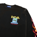 Colony Long - sleeve Tee in black - Devá States - State Of Flux