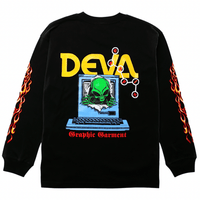 Colony Long - sleeve Tee in black - Devá States - State Of Flux