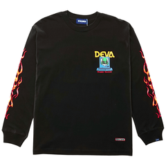 Colony Long-sleeve Tee in black